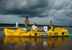 Anton, rowing the Amazon